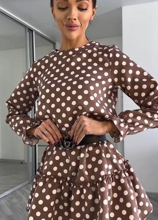 Сукня в горох