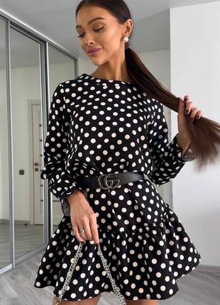Сукня в горох