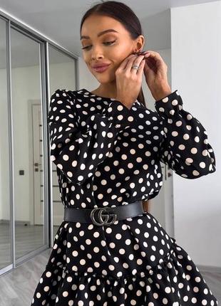 Сукня в горох