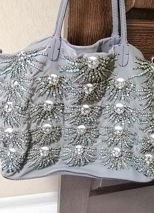 ! valentino шкіра оригінал стрази swarovski