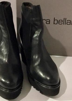 Laura bellariva ankle boots трендові черевики на платформі з замками шкіряні2 фото