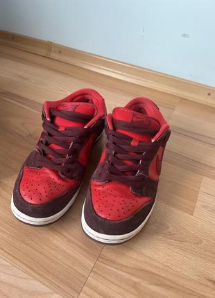 Кроссовки nike sb dunk cherry2 фото