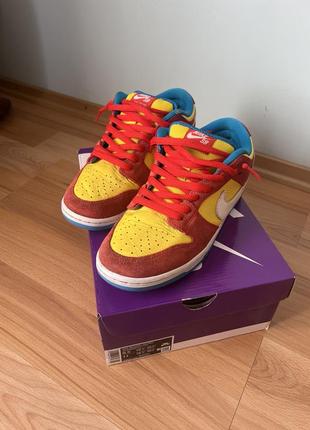 Кросівки nike sb dunk bart simpson1 фото