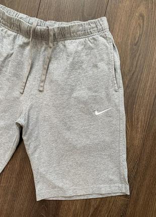 Шорти nike swoosh grey shorts3 фото