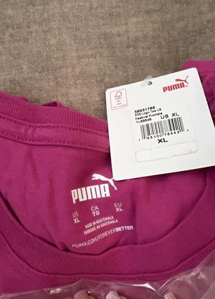 Женская футболка puma essentials logo tee оригинал4 фото