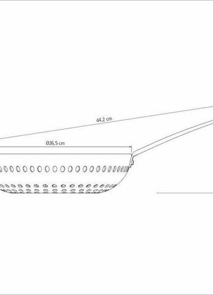 Сковорода вок для гриля tramontina barbecue, 26 см.2 фото