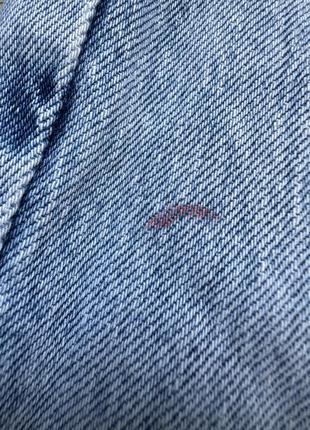 Стильные джинсы с разрезами внизу голубые new look anita long straight 36/s10 фото