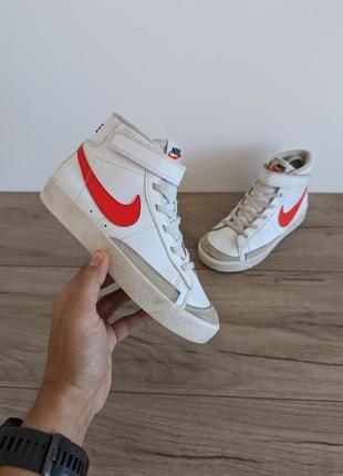 Nike blazer кроссовки кожаные детские оригинал