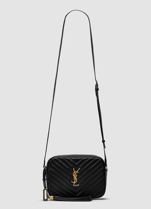 Saint laurent lou quilted camera bag
