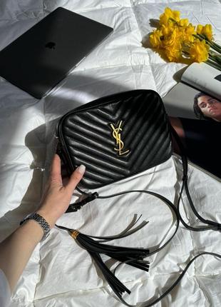 Saint laurent lou quilted camera bag
