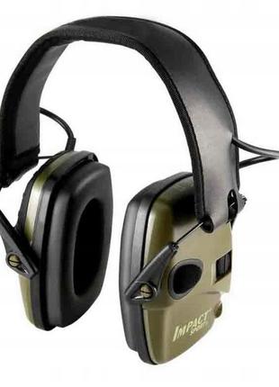 Наушники активные тактические противошумные howard leight impact sport active