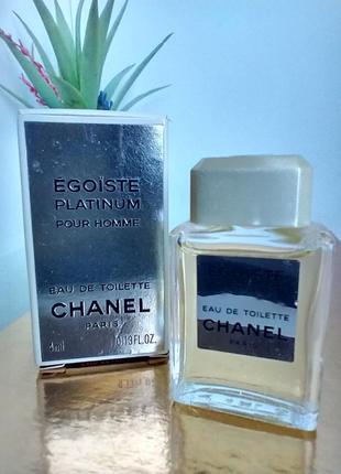 Egoiste platinum chanel мініатюра 4 мл3 фото