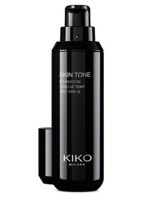 Тональная основа kiko milano skin tone foundation 30 мл4 фото