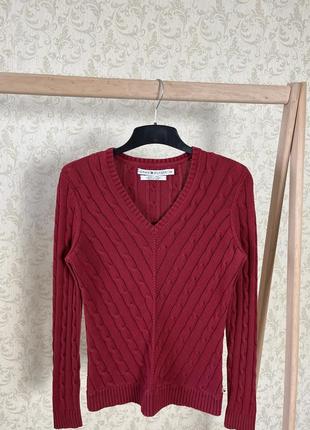 Плетений пуловер tommy hilfiger6 фото