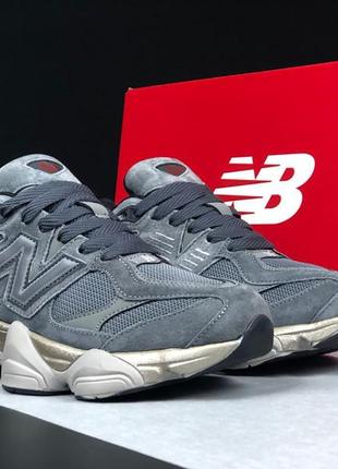 Жіночі кросівки new balance 9060 grey нью беланс сірого кольору3 фото