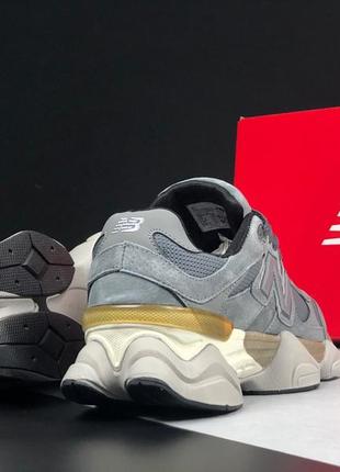 Мужские кроссовки new balance 9060 grey 49 беланс серого цвета5 фото