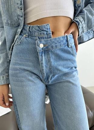 Модные джинсы палаццо женские1 фото