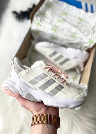 Женские кроссовки adidas ozweego cеlox «silver metallic’