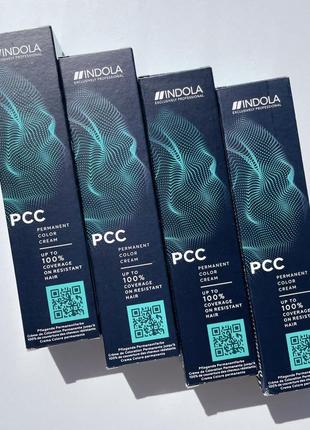 Перманентна крем-фарба для волосся indola permanent color cream natural, відтінок 6.0+