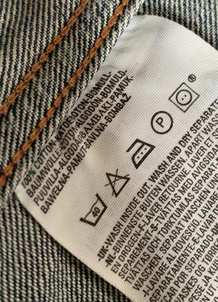 Фирменный дорогой джинсовый пиджак levi’s оригинал размер s женский коттон9 фото