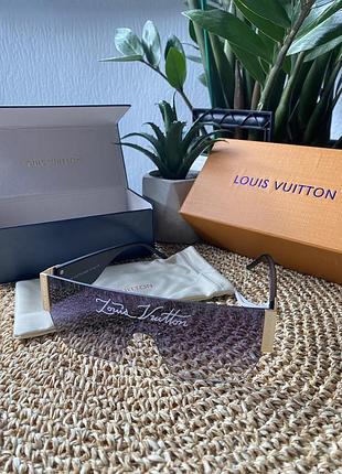 Жіночі сонцезахисні окуляри повний комплект в стилі lv louis vuitton
