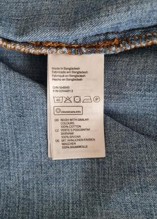 H&m сорочка джинсова розмір 32 ( 155-160)7 фото