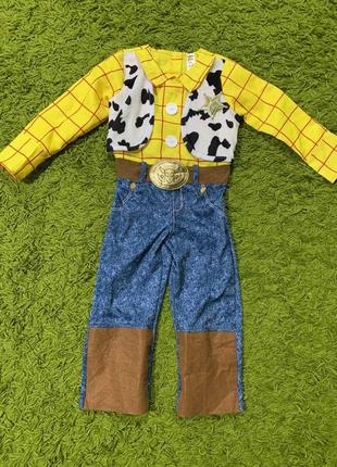 Карнавальний костюм шериф вуді итория іграшок на 3-4 роки