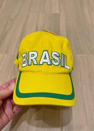 Акция 🎁 новая кепка бейсболка сборной бразилии, чемпионат мира fifa 2006 футбол