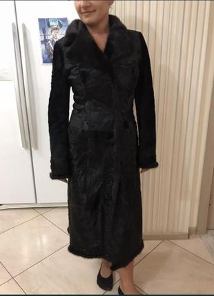 Шикарное пальто с норкой
