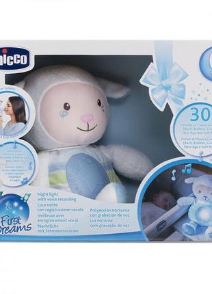 Музична іграшка нічник овечка chicco.синя1 фото