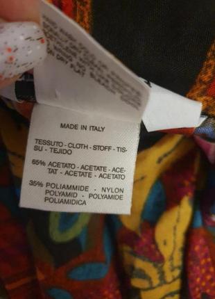 Итальянская юбка масло в цветах7 фото