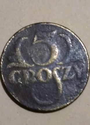 Старовинна монета польщі1 фото