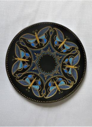 Декоративна керамічна тарілка