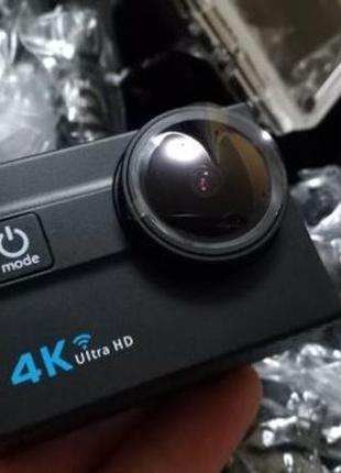 Action camera 4k ultra hd wi-fi полный комплект с сумкой