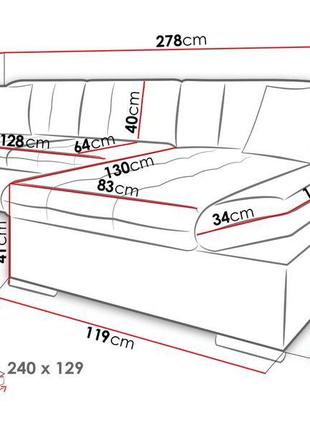 Розкладний кутовий диван дизайнерської зовнішності з доставкою19 фото