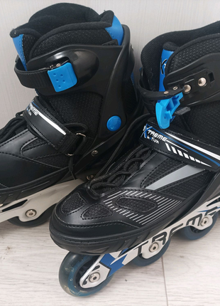 Роликові ковзани extreme motion em-010 розмір 37-40 blue em-010mb