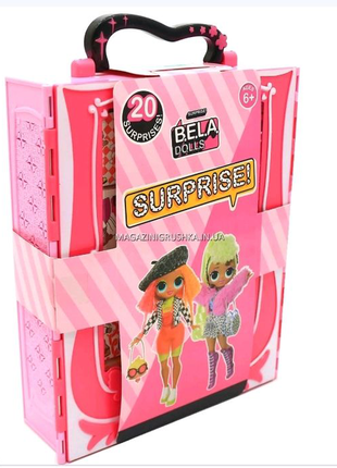 Сестрички лол bela dolls bl1157 шафа д/ляльки3 фото