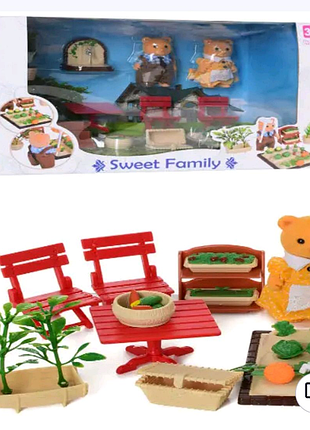 Меблі 1605f присадибна ділянка, фігурка 2шт 8см, в кор-ке, 34,5-2