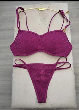 Комплект бельё pink 34c 34d 36a2 фото