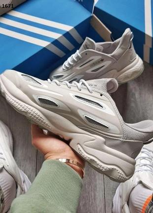 Кросівки adidas ozweego celox grey сірі4 фото