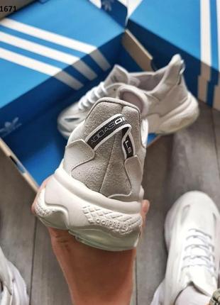 Кроссовки adidas ozweego celox grey серые6 фото