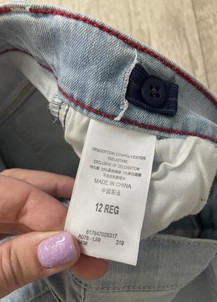 Укороченные джинсы levi’s размер 12reg7 фото