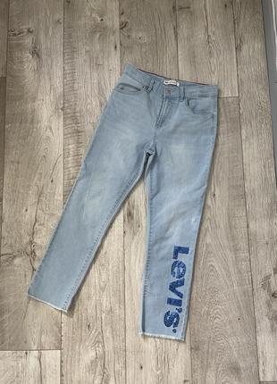 Укороченные джинсы levi’s размер 12reg5 фото