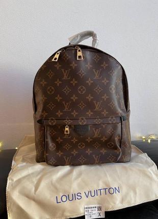 Женский рюкзак в стиле louis vuitton bag monogram 35 см premium.3 фото
