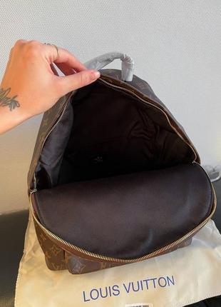 Женский рюкзак в стиле louis vuitton bag monogram 35 см premium.6 фото