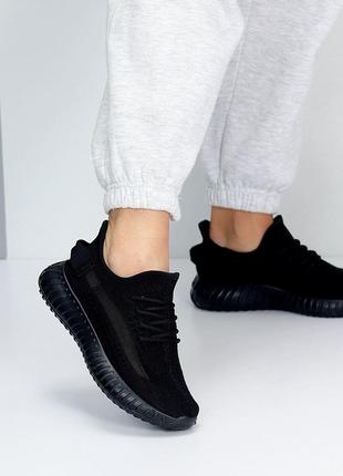 Кросівки чорні текстильні з сіткою2 фото