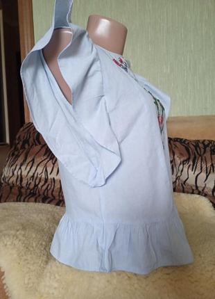 Блуза з вишивкою ☘️☘️☘️3 фото