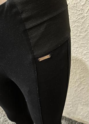 Чёрные лосины женские / чёрные брюки лосины / чёрные лосины брюки3 фото