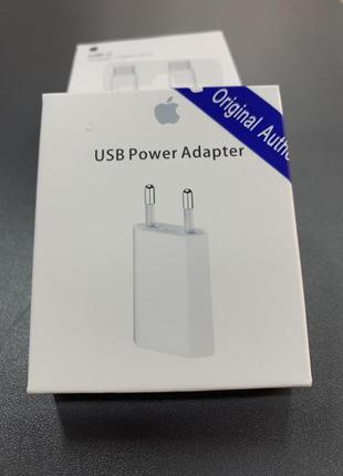 Блок живлення apple iphone 5w usb power adapter