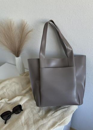 Жіноча сумка шопер двосторонній велика сумка на плече5 фото